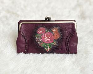 ANNA SUI アナスイ 長財布 がま口 薔薇 ローズ