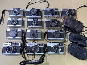 【13個】オリンパス OLYMPUS PEN EE/EE-2/EES-2/PEN D/他 大量 カメラ 動作未確認 まとめて ジャンク セット まとめ (188)