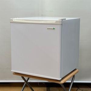 ◆488859 HerbRelax 1ドア冷蔵庫 直冷式冷蔵庫 右開き YRB-C05B1 サイズ幅472x奥行450x高さ492mm 2015年製 容量：45L 質量：17kg
