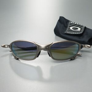 TI3773◎OAKLEY オークリー X-METAL JULIET ジュリエット 2nd Generation プラズマ エメラルドイリジウム サングラス USA製 難あり