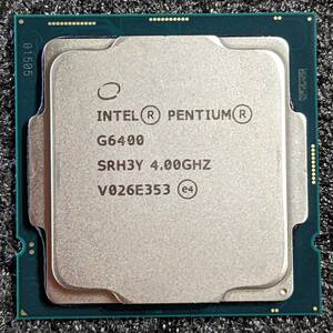 【中古】Intel Pentium Gold G6400 [LGA1200 第10世代 CometLake]