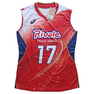 ★新品/日立Astemoリヴァーレ オクム大庭冬美ハウィ選手 Vリーグ レプリカユニフォーム/女子バレー ユニフォーム/Astemoリヴァーレ茨城/17r