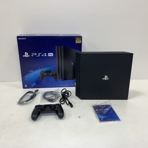 07w4617★1円~ プレイステーション4 Pro PS4 Pro プレステ4プロ CUH7200B SONY ゲーム 本体 動作品 ジェットブラック 中古品