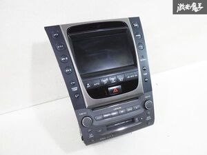 実動外し! LEXUS レクサス UZS190 GS430 HDDナビ CD デッキ プレーヤー マルチモニター 86120-30C70 即納 棚23A