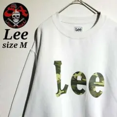 Lee リー スウェットシャツ トレーナー ビッグプリントロゴ 迷彩 カモフラ