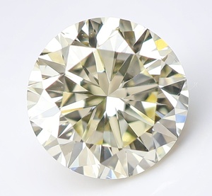 【１００円～】VS2！0.757ｃｔ 天然ダイヤ VERY LIGHT YELLOW（ナチュラルカラー）GOOD！