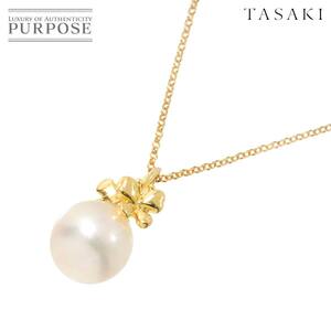 タサキ TASAKI アコヤ真珠 8.9mm ネックレス 40cm K18 YG イエローゴールド 750 パール 田崎真珠 Akoya Pearl Necklace 90255631