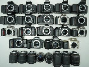 ★ニコン AF一眼&レンズなど★F-601/F-501/F90X/F80/PRONEA 600i/TAMRON/ 等 計:27点まとめ【ジャンク品】30829