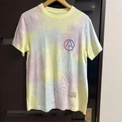 neon sign ネオンサイン　Tシャツ　ダイダイ柄