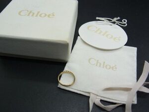 Chloe クロエ リング 指輪 アクセサリー 約９号 レディース ピンク系×ゴールド系 DH1607