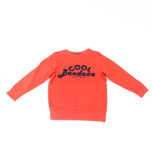 【中古】プチバトー PETIT BATEAU コットン クルーネック スウェット レッド【サイズ4ans/104cm】