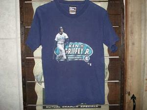 一撃落札★古着★Ken Griffey, Jr. ★Tシャツ★黄色★T-40★M★ちびT★★アメリカ★ビンテージ★USA★野球