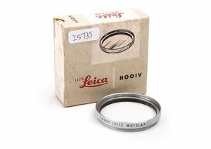 【美品】LEICA/ライカ HOOIV シルバーUVフィルター　42mm #jp25735