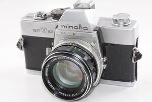 【外観特上級】MINOLTA SRT101 / 55mm 1:1.7 MC ROKKOR-PF　#u4528