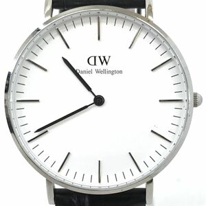 美品 Daniel Wellington ダニエルウェリントン DW Classic クラシック 腕時計 B36S8 クオーツ ラウンド 箱付き 電池交換済み 動作確認済み