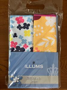 【未使用】ILLUMS　水切りマット　２枚　イルムス　キッチンクロス　ランチョンマット　40×30ｃｍ