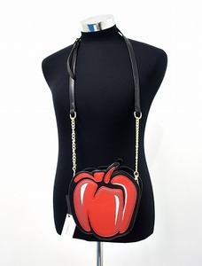 minueto メヌエット CHILI PEPPERS BAG チリペッパーズバッグ BLACK×RED ショルダーバッグ