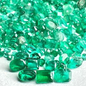 1円〜!!小粒!!（天然エメラルドおまとめ21ct）j 約4.2g ルース 裸石 宝石 ジュエリー jewelry emerald ベリル w3 タ10