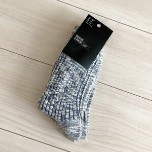 H&M 廃盤 2PACK SOCKS ソックス 2足セット 26-27 メランジ ブラック ネイビー ヘザー 霜降り 黒 紺 靴下 エイチ&エム COS コス rokh ロク