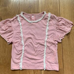 Tシャツ 半袖Tシャツ 子供服 女の子 カットソー アプレレクール ピンク F.O.インターナショナル 半袖シャツトップス カットソー 