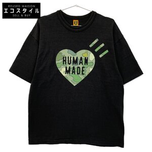 HUMAN MADE ヒューマンメイド ×KAWS 24SS ブラック KAWSメイド グラフィック Tシャツ ブラック XL トップス コットン メンズ 中古