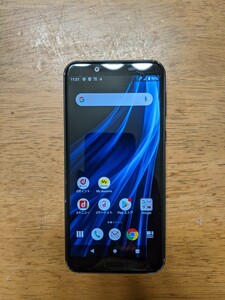 IY0994 docomo SIMフリー AQUOS sens2 SH-01L SHARP 4Gスマホ 簡易確認＆簡易清掃＆初期化OK 判定○ WebにてSIMロック解除受付手続済