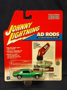 ジョニーライトニング 1/64 71年型 シボレー カマロ ラリー スポート マッスルカー JOHNNY LIGHTNING Chevrolet Camaro RS Ad Rods F-body