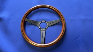 NARDI ナルディ クラシック ウッド ステアリング ハンドル ブラックスポーク 直径 約36.5cm 