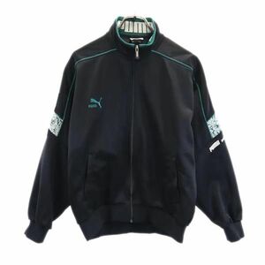 プーマ 90s 日本製 オールド ヒットユニオン トラックジャケット O ブラック系 PUMA ジャージ メンズ