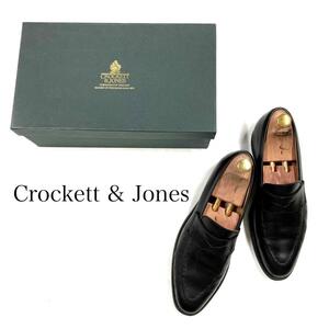 クロケット&ジョーンズ シドニー ペニーローファー 25.5cm前後 UK7 CROCKETT&JONES SYDNEY コインローファー