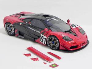 HPI 8897 1/18 McLaren F1 GTR #61 1996 JGTC 破損・欠品有り マクラーレン ラーク