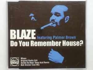 ●CDs●BLAZE feat. Palmer Brown / Do You Remember House?