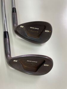 ソールカスタム☆Masda golf STUDIO WEDGE M425☆ AW・ SW ☆ノーメッキガンブルー仕上げ ☆マスダゴルフ スタジオ ウェッジ ☆