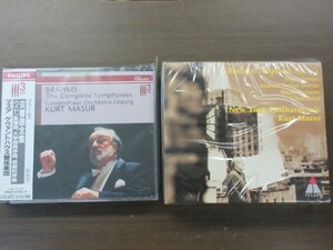 天2//7CD//無傷!!//2点セット★独盤他★Philips＆Teldec ブラームス：交響曲全集／クルト・マズア（Kurt Masur）,ニューヨークフィル