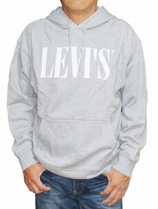 リーバイス Levis パーカ プルオーバー グレー 726320026 メンズ ロゴ パーカー フーディー 表記サイズS