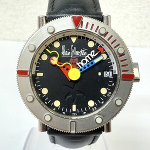 H983-M30-250 Alain Silberstein アラン シルベスタイン マリーンG GMT 裏スケ メンズ 腕時計 自動巻き