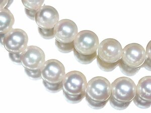 VM10538S【売り切り】新品【RK宝石】≪Pearl≫ 豪華絢爛!!! アコヤ真珠 大粒 54粒 約8.0ｍｍ珠前後 高級ネックレス パール 真珠