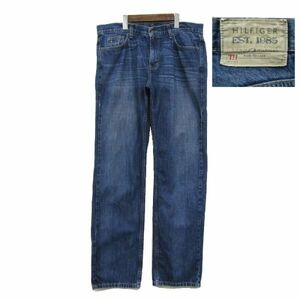 サイズ W34 L34 メキシコ製 トミーヒルフィガー TOMMY HILFIGER ストレート デニム パンツ ジーンズ 古着 2N2398