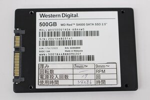 WestrenDigital WDS500G1R0A-68A4W0 500GB 2.5 SSD SATA 動作品☆