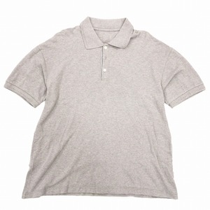 21SS ビズビム visvim JUMBO WELLER S/S POLO SHIRT ジャンボ ウェラー ポロシャツ 半袖 鹿の子 ストレッチ 3/L グレー メンズ