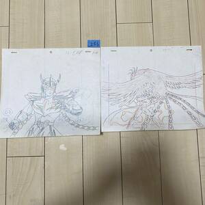 管256 聖闘士星矢 原画（下書き原画)セットフェニックス一輝 当時物・貴重な品！！