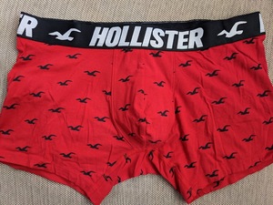 * ラスト * 新品 HOLLISTER ホリスター ボクサー ブリーフ トランクス パンツ XL / Icon Red *