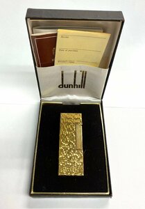 qoo.Z3K01　dunhill　ダンヒル　ガスライター　ゴールドカラー　未着火