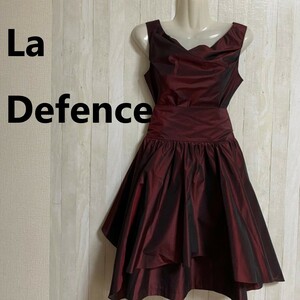 La Defence★ラディフェンス★ワンピース ひざ丈 ノースリーブ セットアップ★サイズ9　5-129