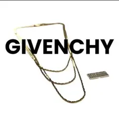 【抜群の存在感】 GIVENCHY 3連 ゴールド 70s ネックレス 美品