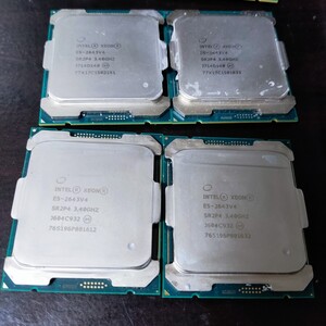 Xeon E5-2643v4 6コア ターボ3.7Ghz 2個セット