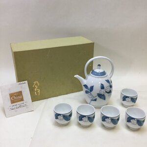 【保管品/CH】乃りたけ　茶器揃い　急須　湯呑み　5客セット　茶道具　ノリタケチャイナ　和食器　お洒落 陶器　RS0110/0000