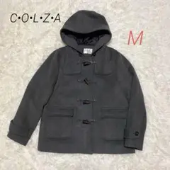 【C•O•L•Z•A＊コルザ】グレー フード ダッフルコート トグルボタン M