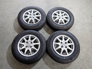 YS12823【送料無料145/80R13】NーBOX タント スペーシア モコ MRワゴン 中古スタッドレス ★13×4J 100/4H ET42★1円スタート