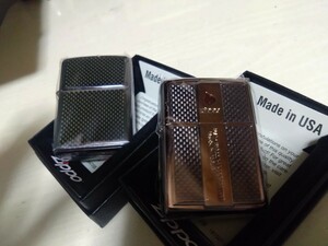 ZIPPO ジッポ カーボン エポキシ樹脂 Carbon 2種セット 未使用